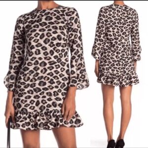 Eliza J leopard dress NWT